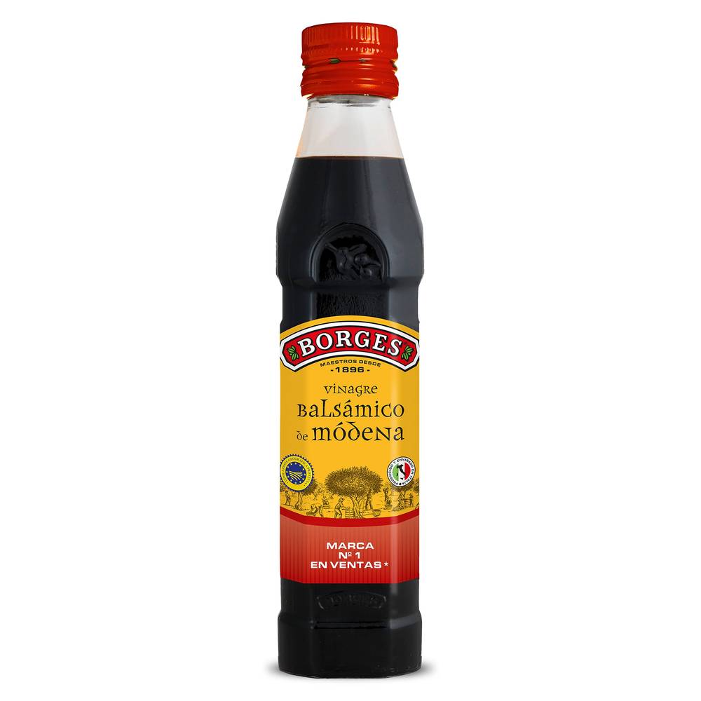 Vinagre Balsámico De Módena Borges Botella 250 Ml