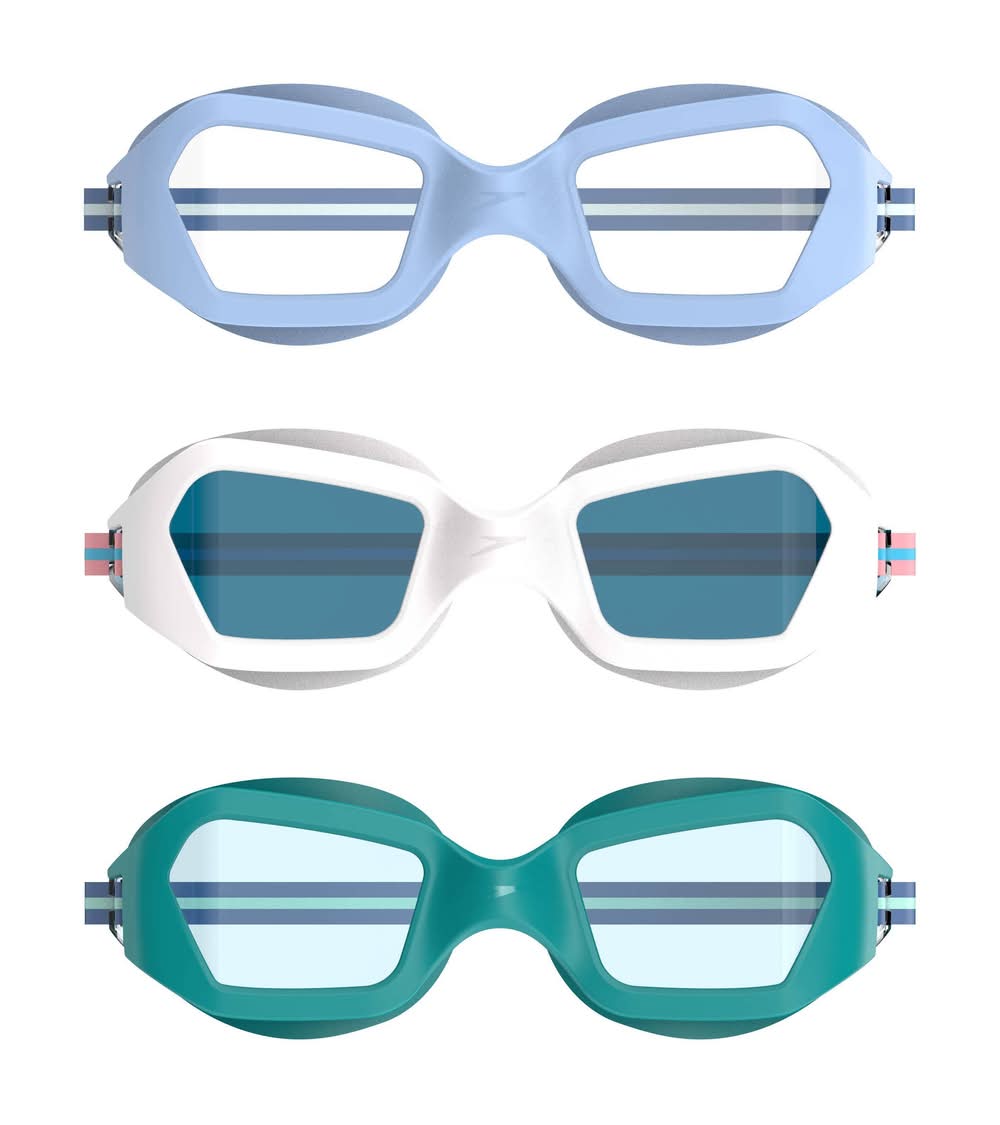 Speedo Endcap Adult Anti-Fog Polycarbonate Swim Goggles 14+ Years (3 ct)