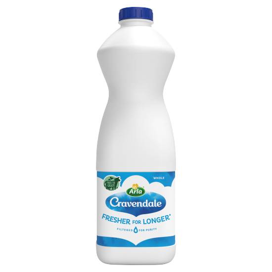 Cravendale Filtered Fresh Whole Milk 1L Fresher For Longer