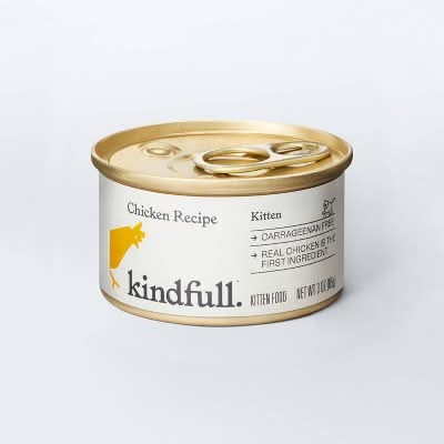 Kindfull Chicken Pate Recipe Kitten Wet Cat Food (3 oz)