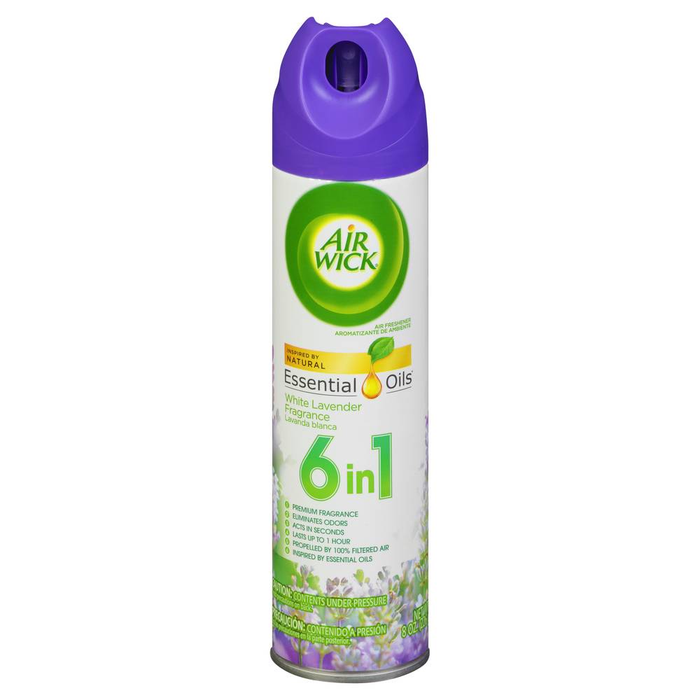 Air Wick Essential Oils 6 in 1 White Lavender Fragrance Air Freshener (8 oz)