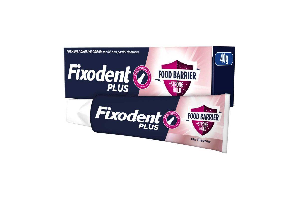 Fixodent Plus Foodseal Denture Adhesive 40g