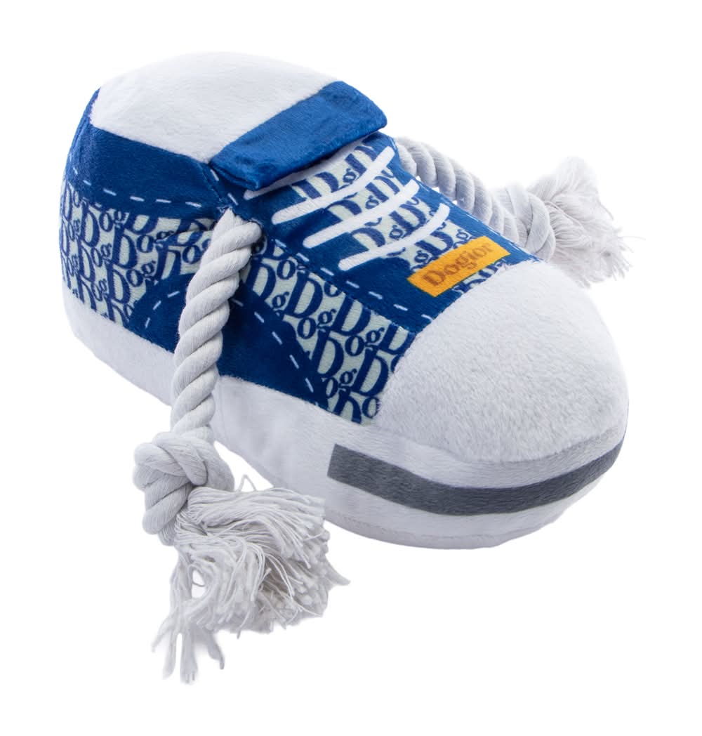 Plush Pet Shoes Blue