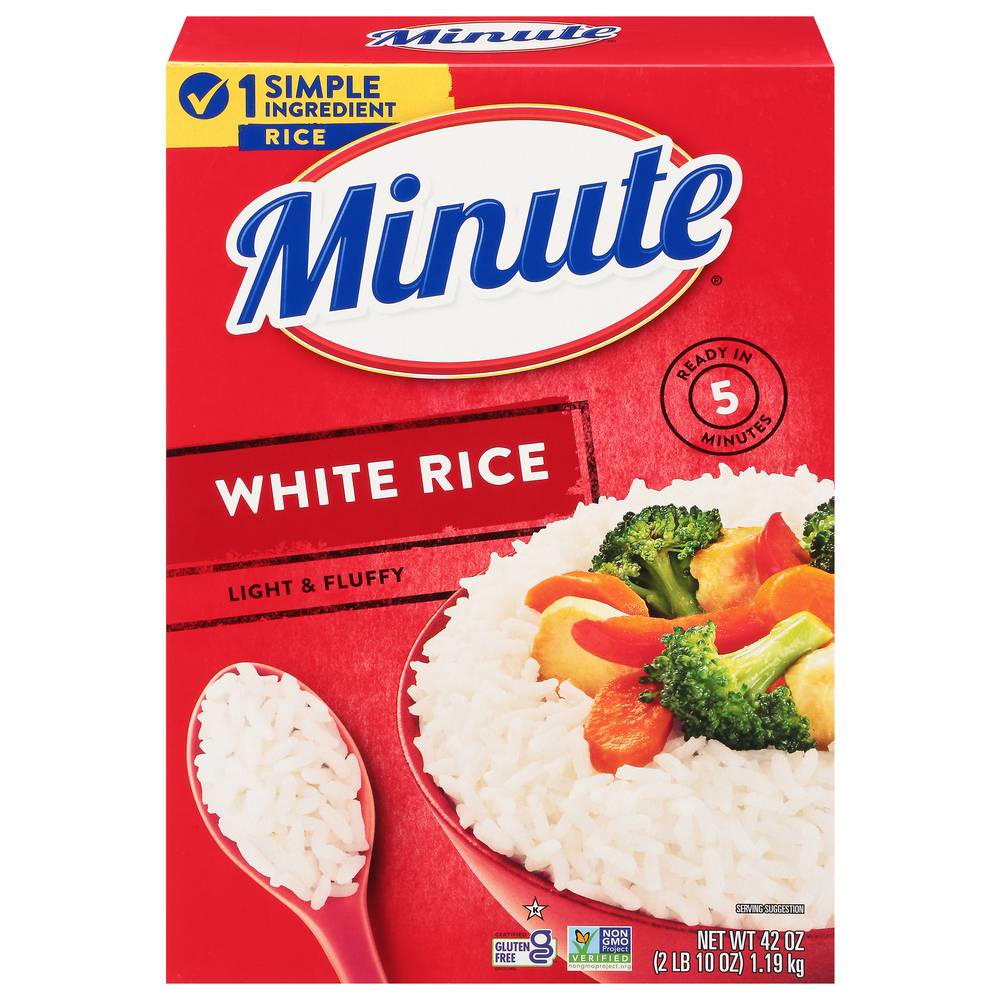 Minute Gluten Free Light & Fluffy White Rice (2.62 lbs)