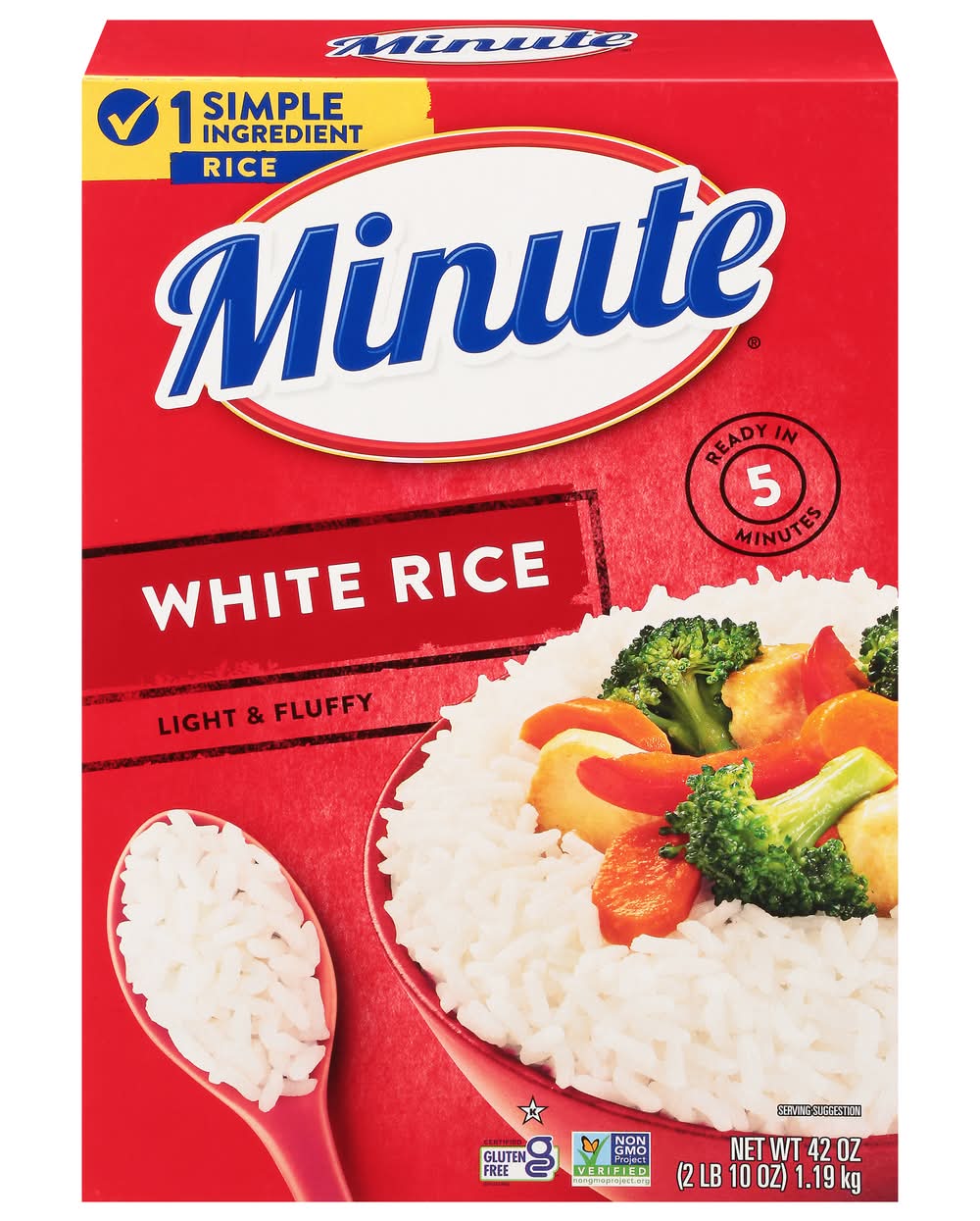 Minute Light & Fluffy White Rice (42 oz)