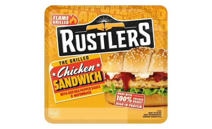 Rustlers The Grilled Chicken Sandwich 150g (351314) 