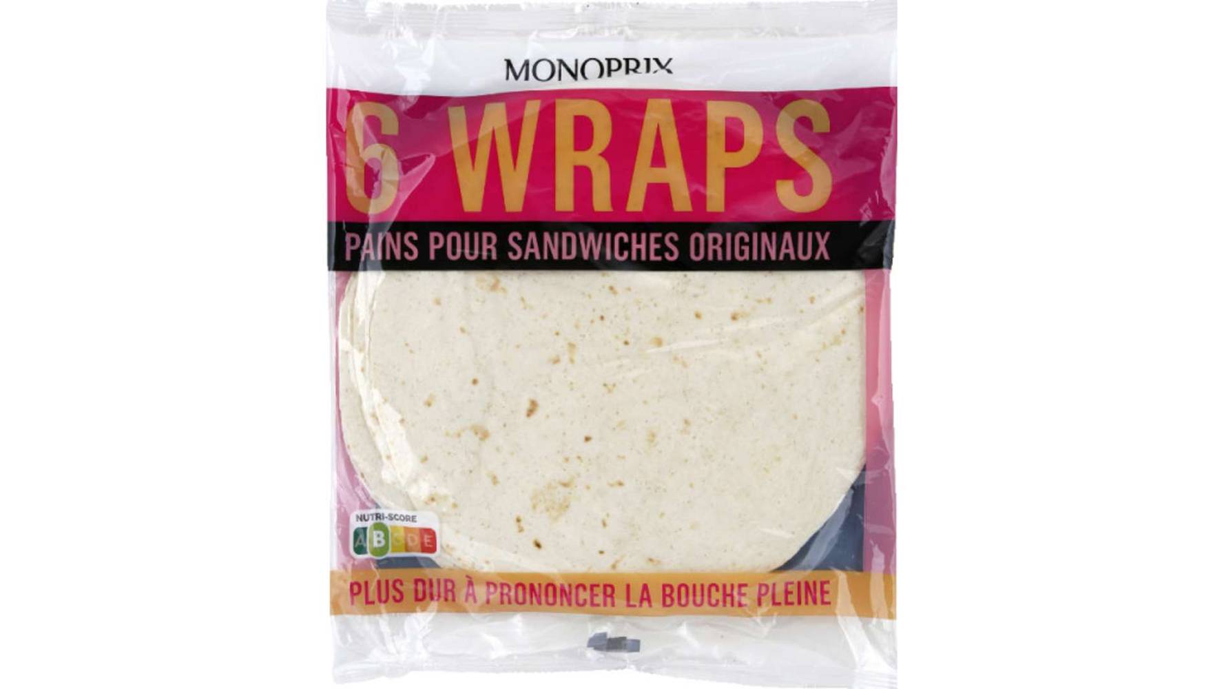 Monoprix - Wraps au pain pour des sandwichs originaux