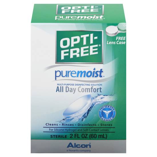 Opti-Free Puremoist Multi Purpose Hydraglyde Disinfection Solution