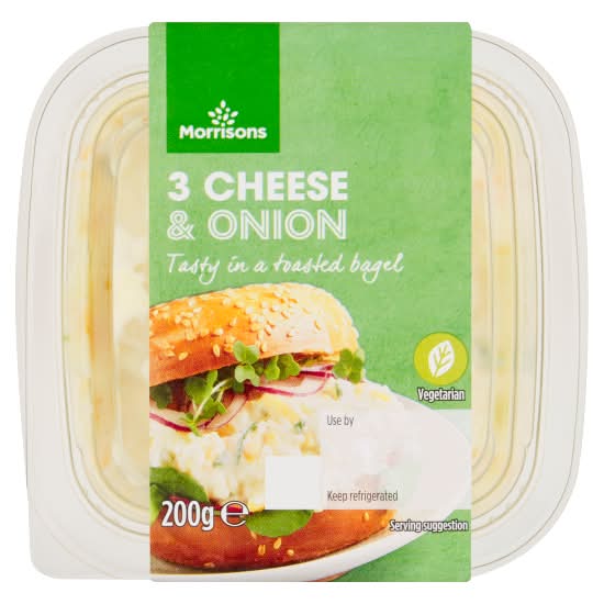 Morrisons 3 Cheese & Onion, Sandwich Filler (200g)