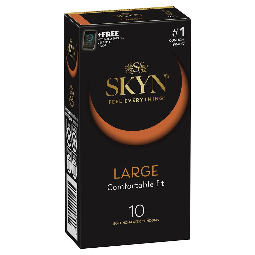 Lifestyles Skyn Large Comfortable Fit Condoms 10 pack
