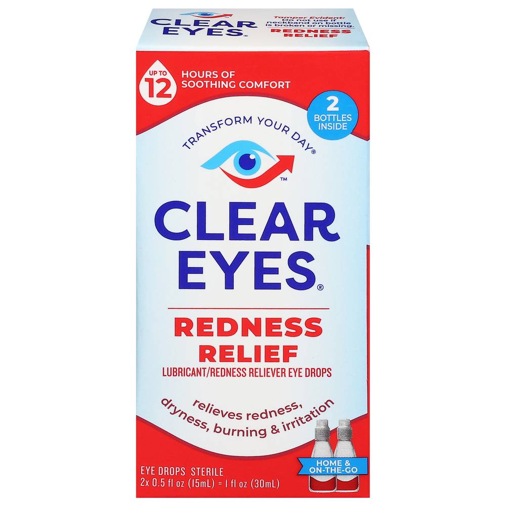 Clear Eyes Redness Rlf 0.5 oz 2pk