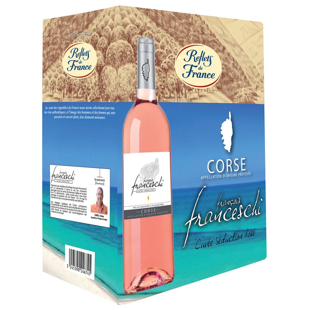 Reflets de France - Vin rosé corse francois franceschi (3 L)