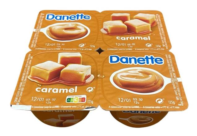 Danette Crème Dessert Caramel Danone 4x125g 