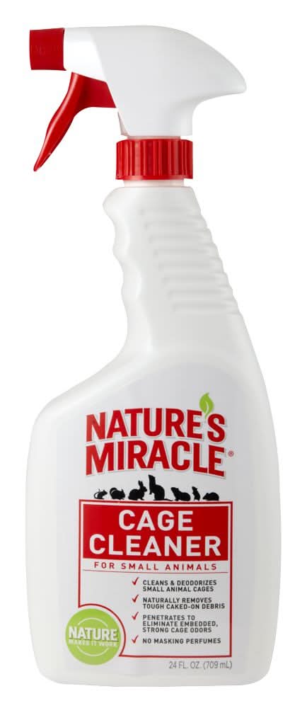 Nature's Miracle® Small Animal Cage Cleaner (Color: Assorted, Size: 24 Fl Oz)