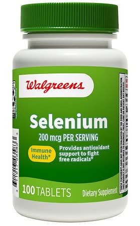 Walgreens Selenium 200mcg Dietary Supplement Tablets (100 ct)