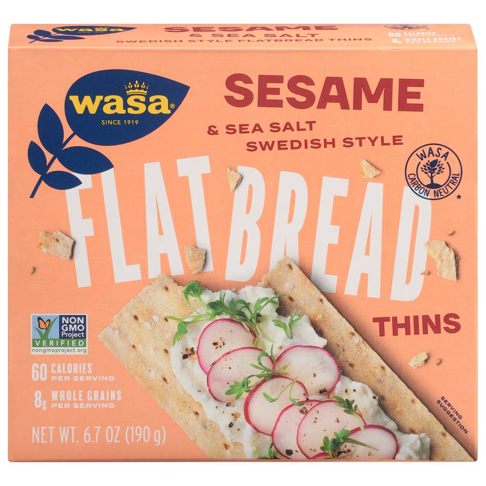 Wasa Thins Sesame & Sea Salt Flatbread (6.7 oz)