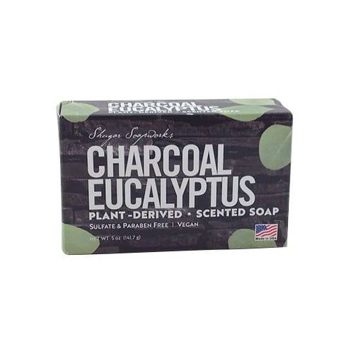 Shugar Soapworks Charcoal Eucalyptus Vegan Soap