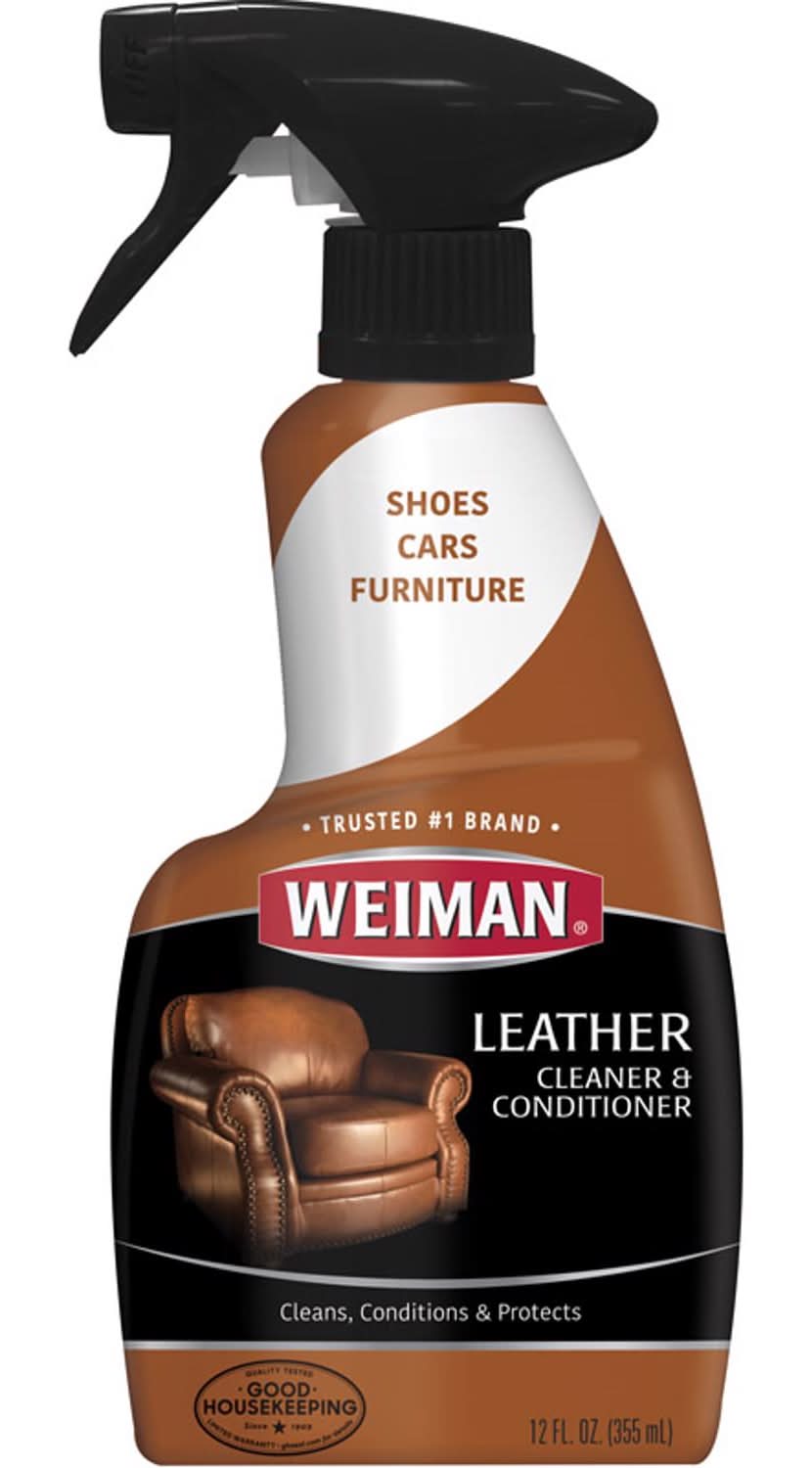Weiman Leather Cleaner And Conditioner 12 Oz Liquid