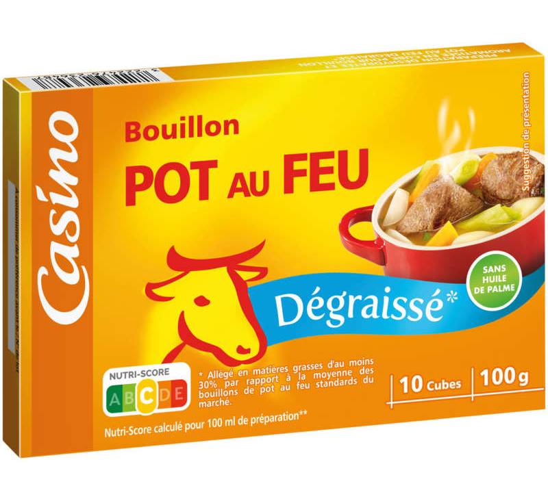 Casino Bouillon en cubes - Pot au feu dégraissé - 100g