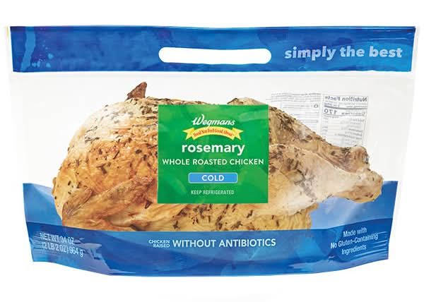 Wegmans Roasted Rosemary Chicken, Cold