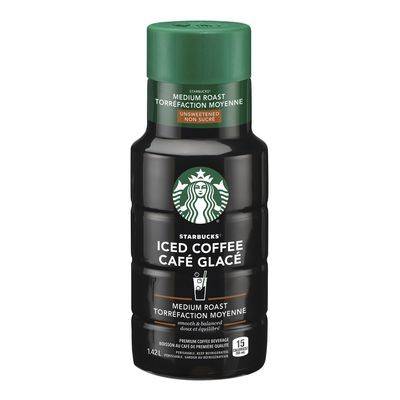 Starbucks torréfaction moyenne (1.42 l) - iced coffee medium roast unsweetened (1.42 l)