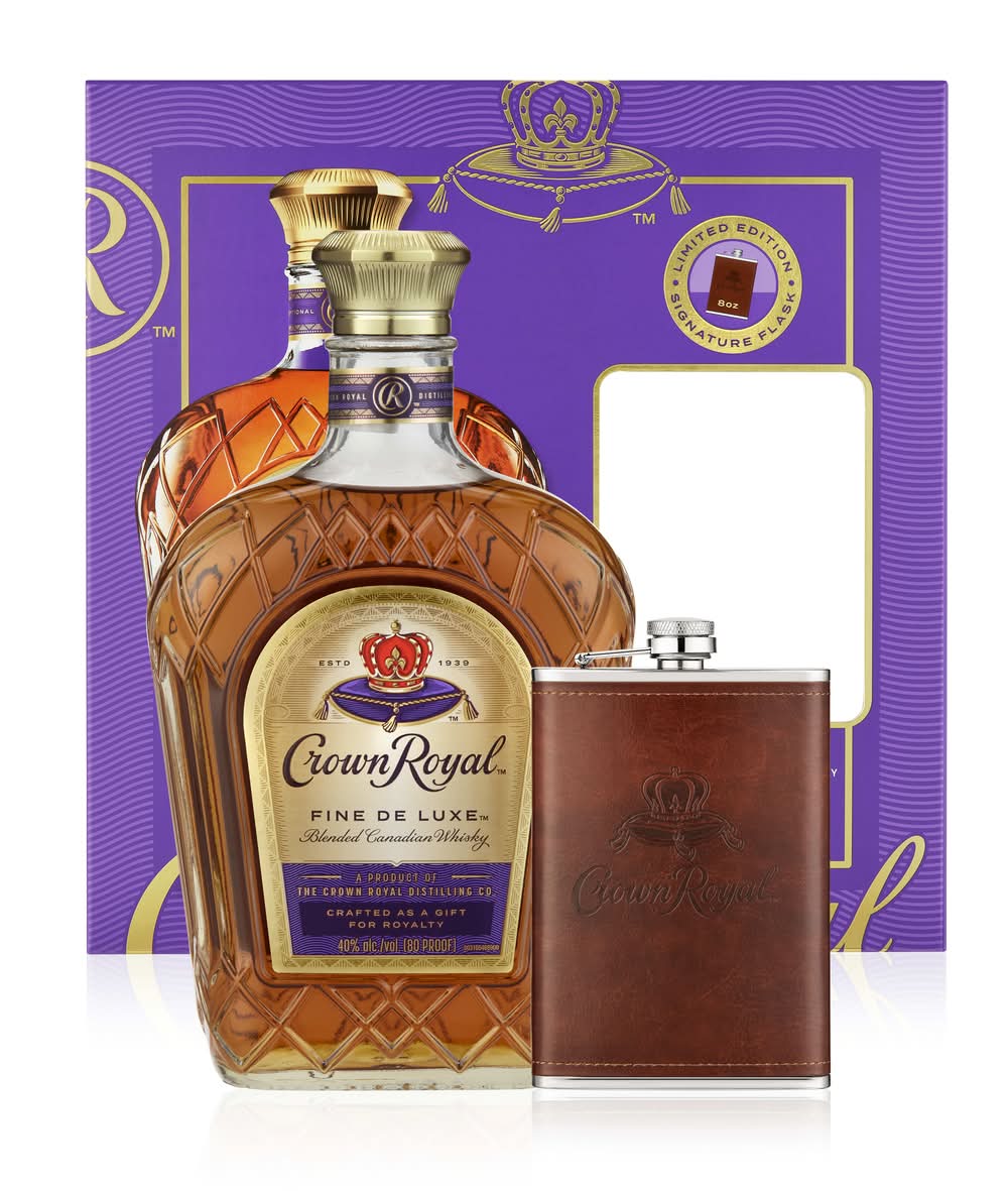 Crown Royal Fine De Luxe Blended Canadian Whisky (750 ml)