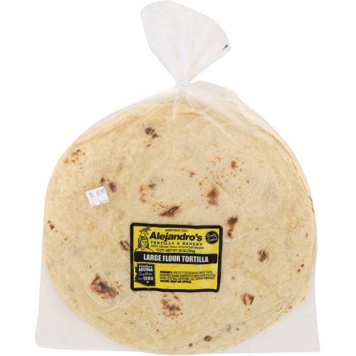 Alejandros Large Flour Tortilla