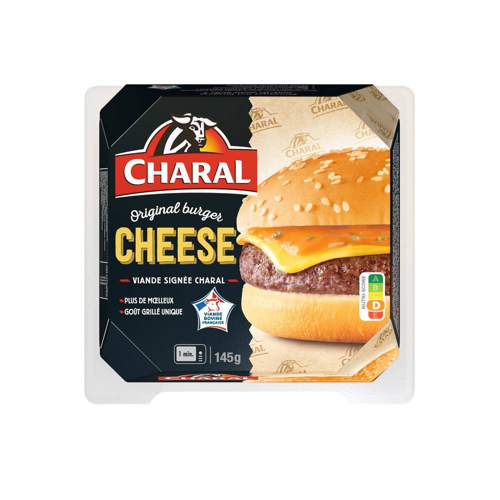 Charal - Cheese burger à réchauffer (140g)