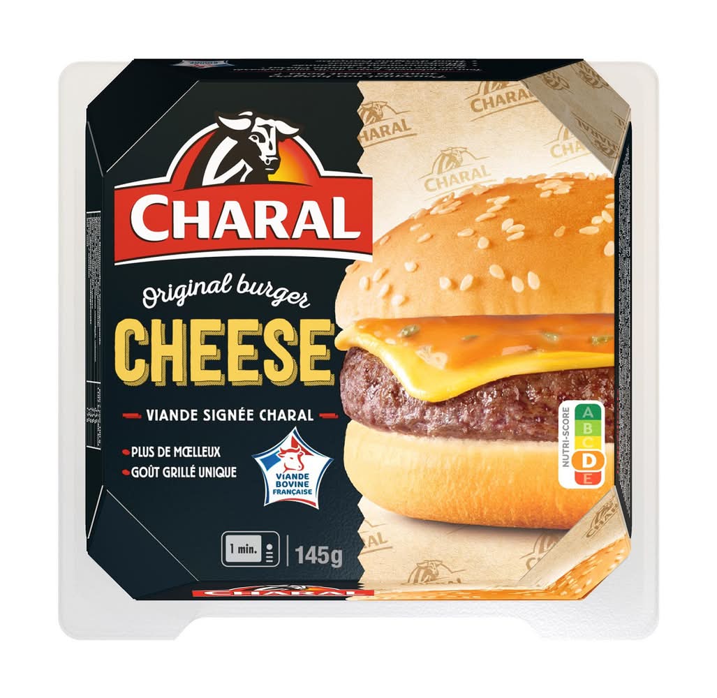 Charal - Cheese burger à réchauffer (140g)
