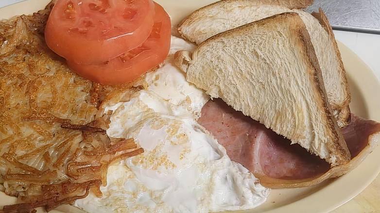 2 Eggs with Country Ham or Grilled Chicken*