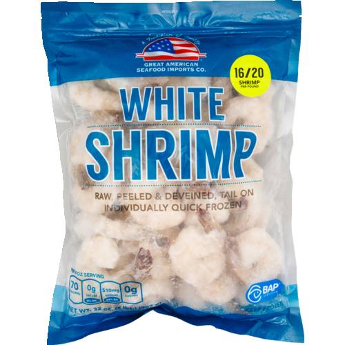Great American Seafood White Shrimp (2 lbs)
