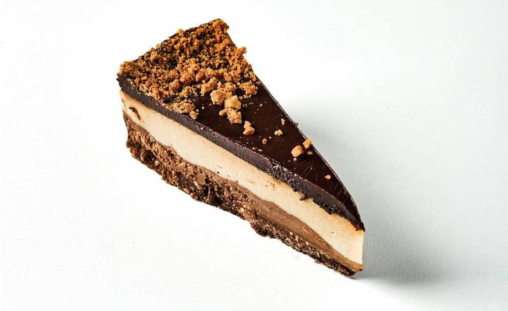 Plant Based Chocolate & Caramelised Biscuit Cheesecake