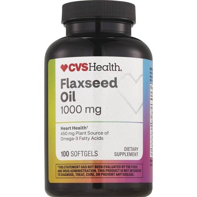 CVS Health Flaxseed Oil Softgels, 100 CT