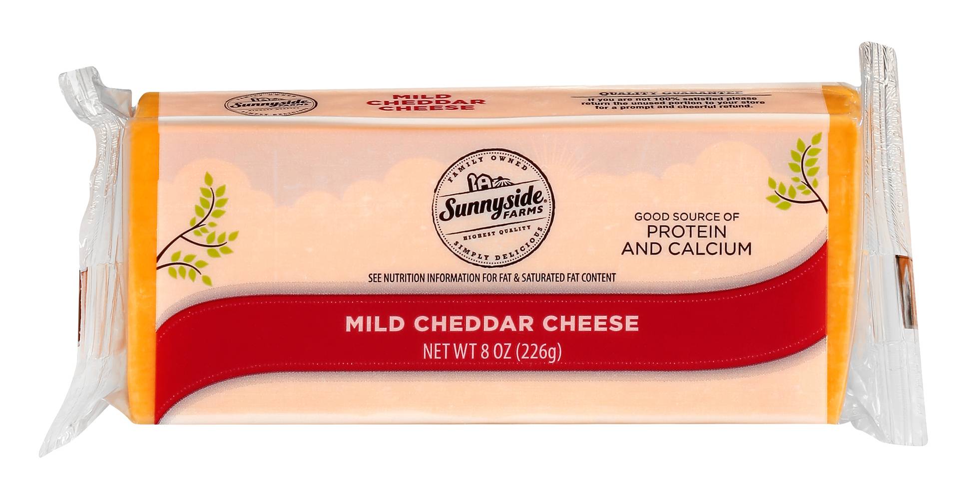 Sunnyside Farms Mild Cheddar Cheese (8 oz)