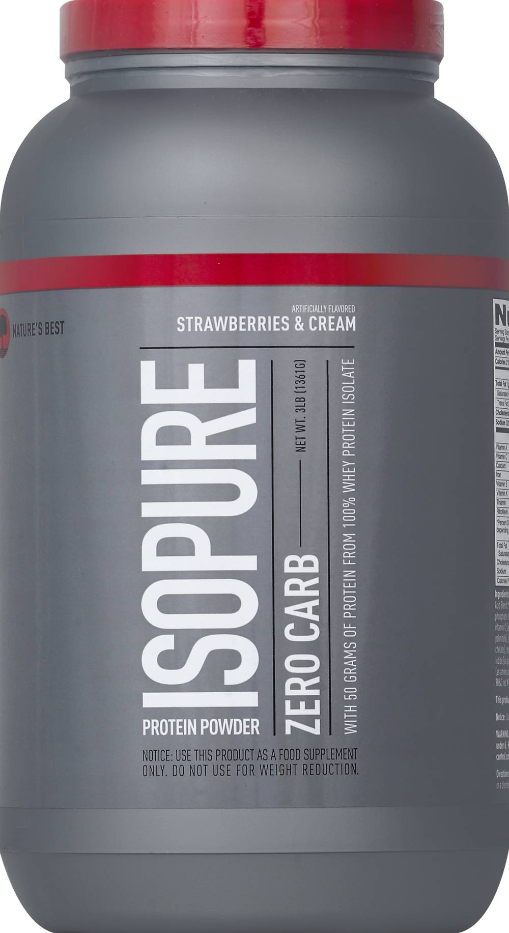 Nature's Best Perfect Isopure, Strawberries & Cream (3 lbs)