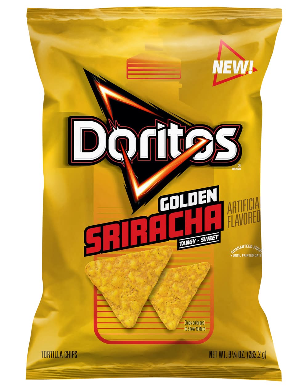 Doritos Tortilla Chips, Golden Sriracha (9.25 oz)