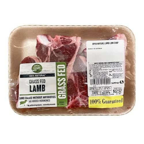 Open Nature · Lamb Loin Chop (approx 1 lb)