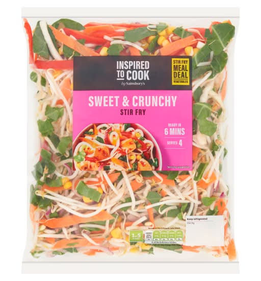 Sainsbury's Sweet & Crunchy Stir Fry (600g)