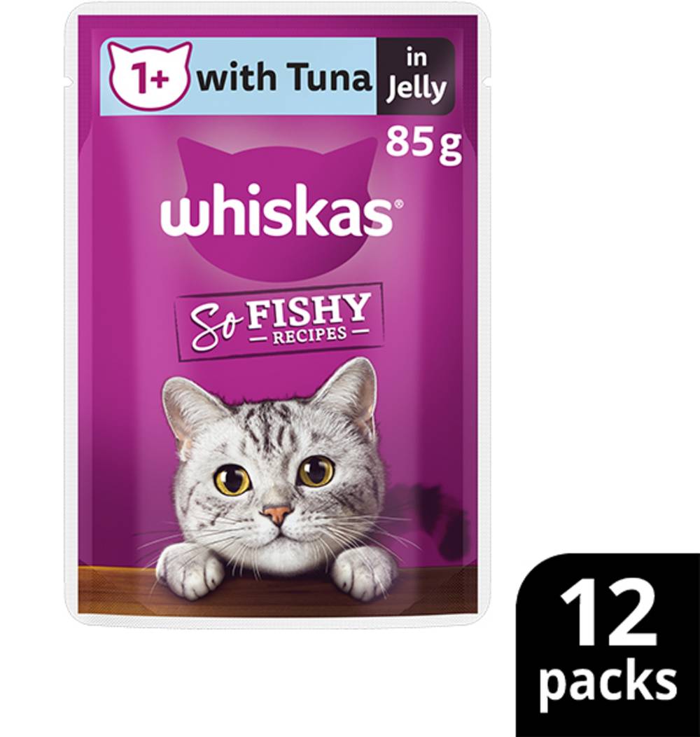 Whiskas 1+ Years So Fishy Ocean Platter in Jelly Cat Food (1.02kg, 12 pack)