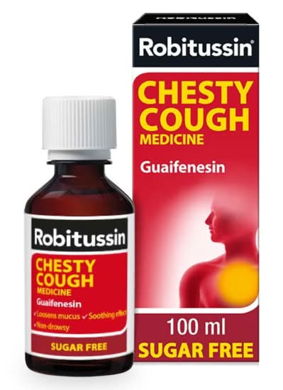 Robitussin Chesty Cough Medicine Syrup (100ml)