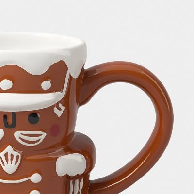 Wondershop Stoneware Christmas Gingerbread Nutcracker Man Mug 14.5