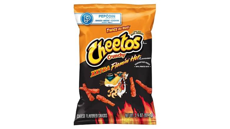 Cheetos Crunchy Cheese Xxtra Flamin' Hot