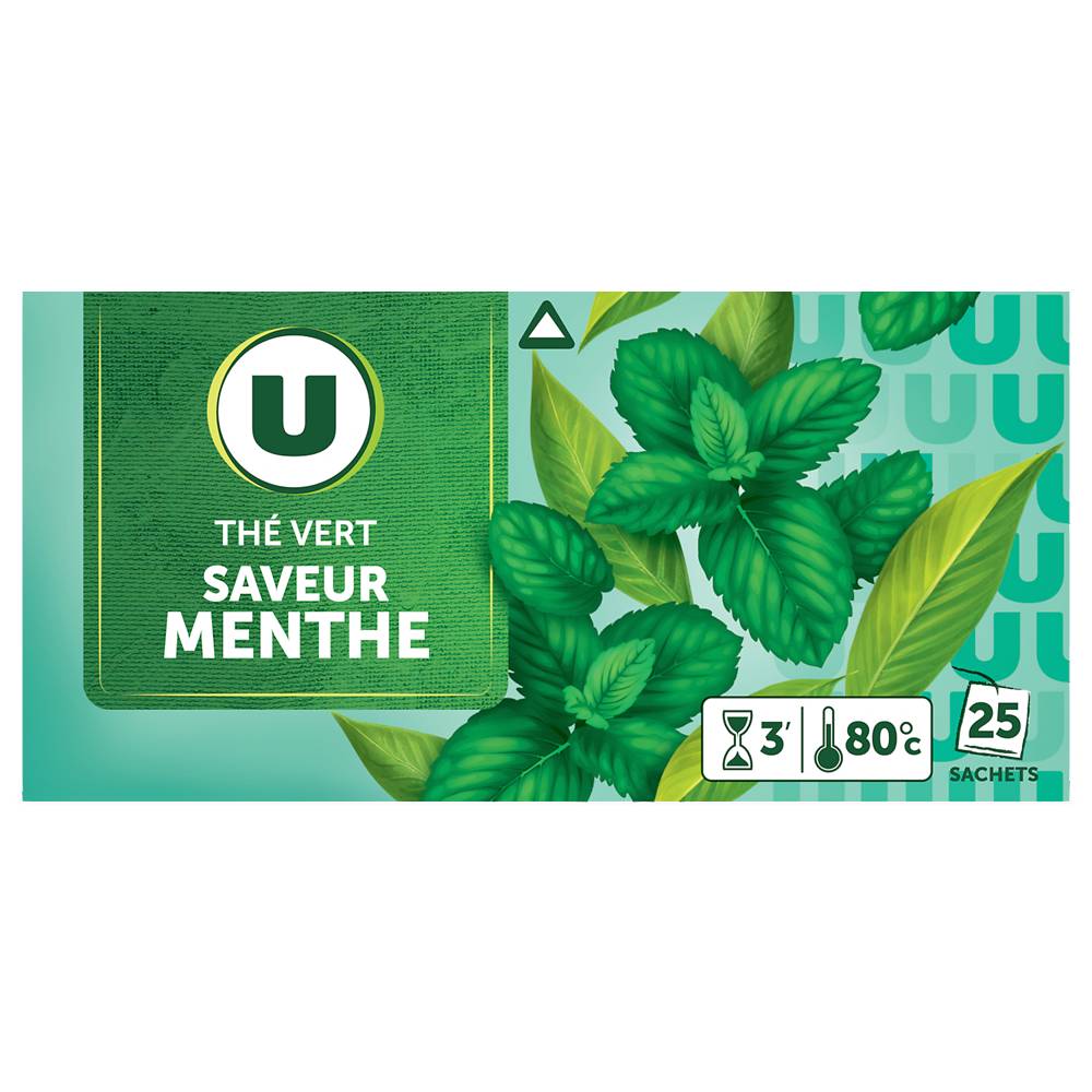 Les Produits U - Thé vert, menthe (25)