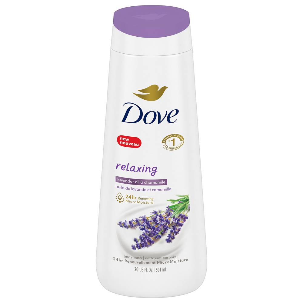 Dove Relaxing Lavender Oil & Chamomile Nourishing Body Wash