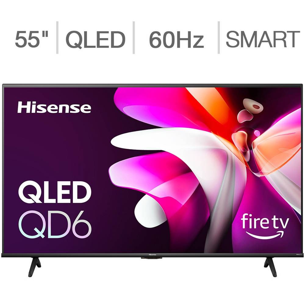 Hisense Qd6 Series Qled Fire Tv, 55"