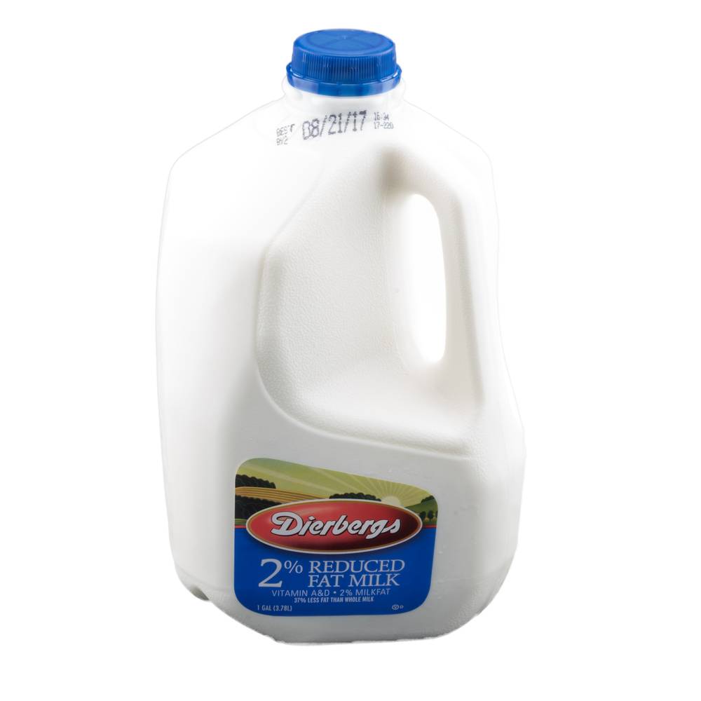 Dierbergs 2% Reduced Fat Milk (128 fl oz)