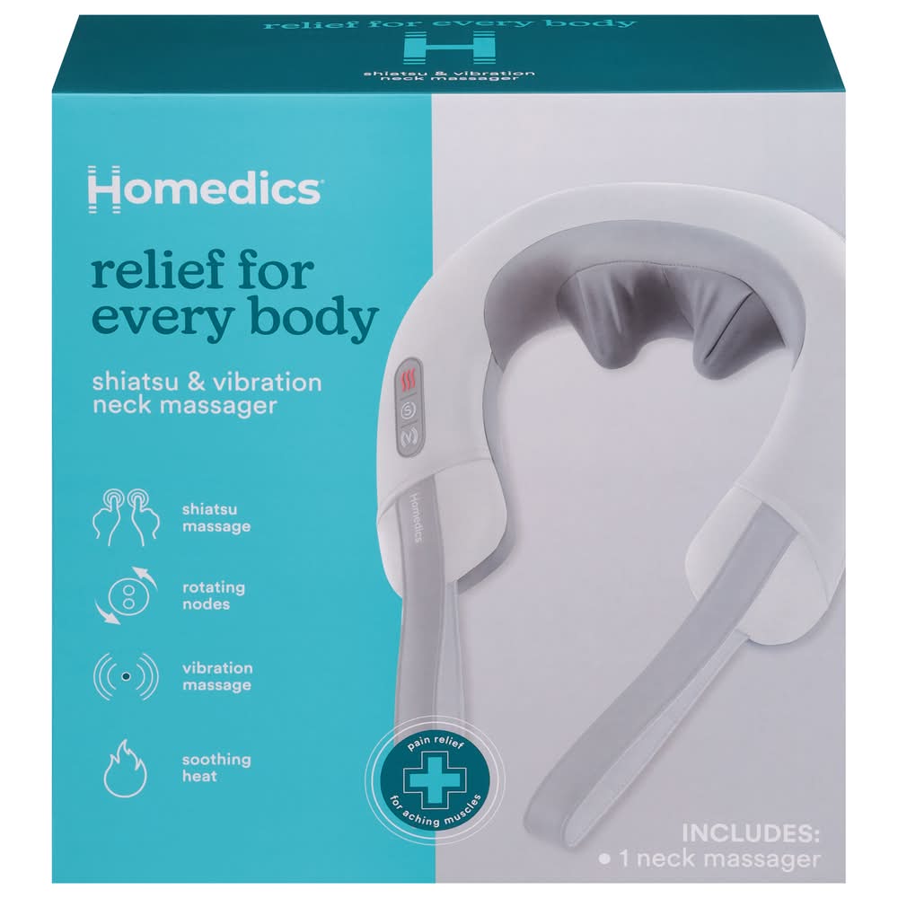 homedics vibration neck massager + heat Pro Therapy Elite Shiatsu and Vibration Neck Massager with Heat main image 1