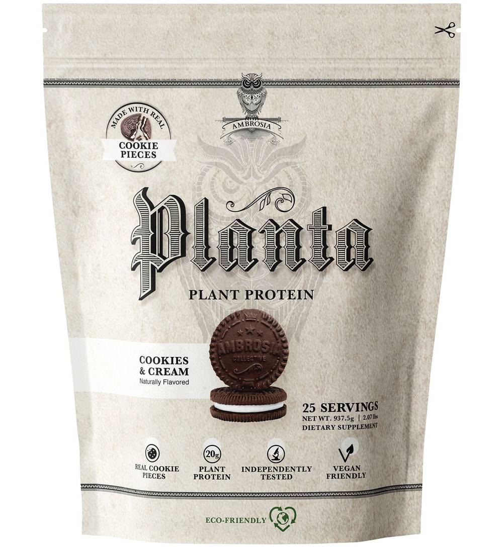 Ambrosia Ecofriendly Plant Protein, Cookies & Cream (2.07 lbs)