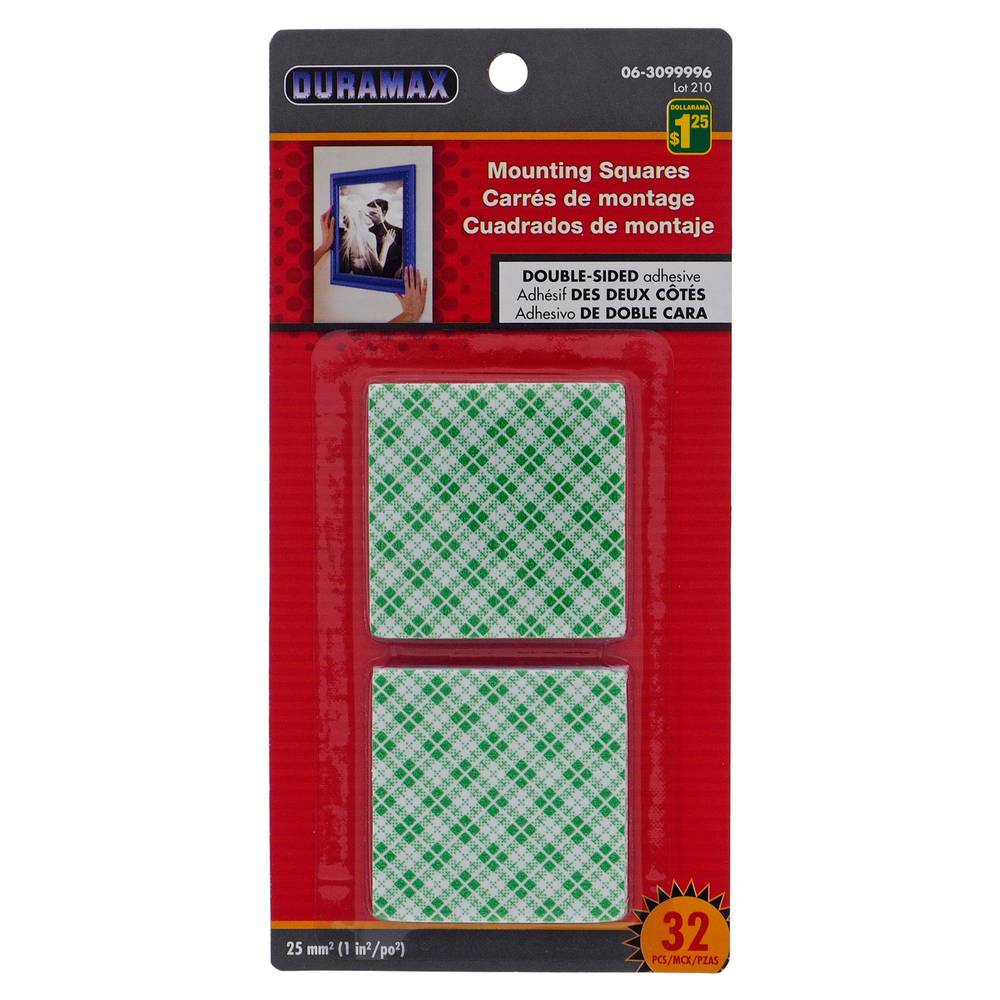 Duramax Adhésif carrés deux côtés Delivery Near Me Order Online