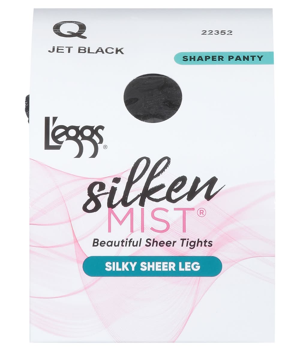L'eggs Mist Q Shaper Panty Silken Sheer Tights, 145-200 lbs